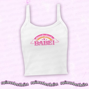 GOOD LUCK BABE Tank | Koszulka z krótkim topem Chappell Roan Merch Inspired Summer Prezent dla fanów Dziewczęcy damski tank Top Koncertowy strój