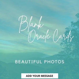 Printable, blank oracle cards