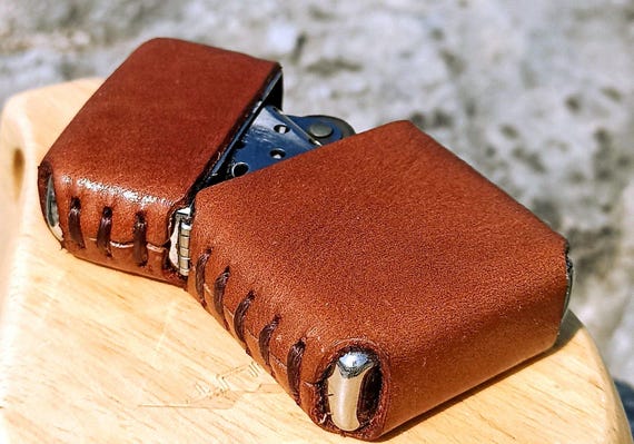 Special Design Leather Lighter Case for Zippo Enthusiasts