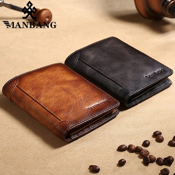 Men Wallet Small Mini Card Holder Male Wallet Pocket Retro purse