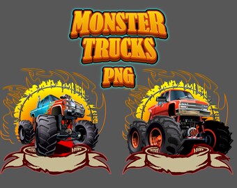 Camión Monstruo, Descarga Digital, PNG