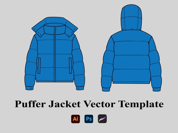 Jacket Template Photoshop