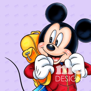 Mickey PNG-Datei | Mickey Sublimation Design | Mickey-Mouse-Shirt-Design | Sofortdownload