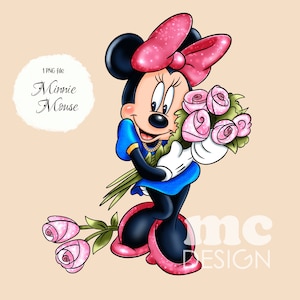 Minnie Mouse PNG File Minnie Lady Boss Minnie Sublimation -  UK