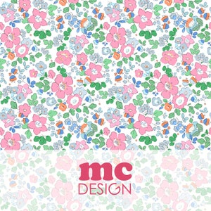 Spring Flowers Seamless Pattern JPG file | Small flower design | Fabric Sublimation Design | Instant Download