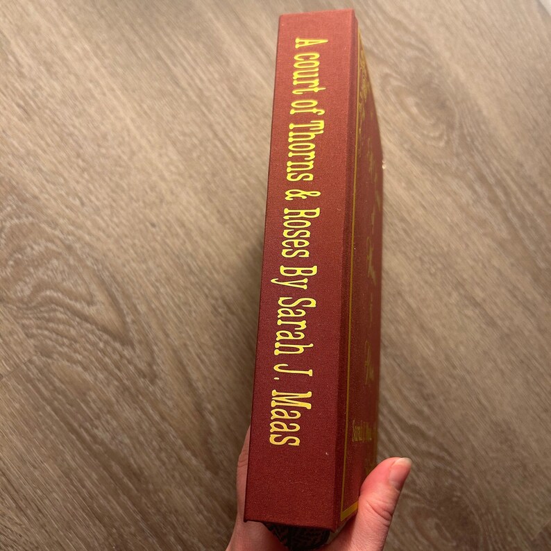 A Court of Thorns and Roses Handmade Rebound Book Etsy