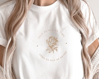 Belle shirt beauty and beast shirt disney belle tshirt tale as old as time shirt belle disney shirt disney princess belle tee subtle disney