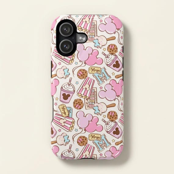 Disney Snacks Phone Case, Cartoon Phone Case, Disney Accessories