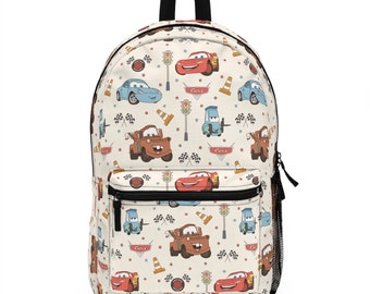 Pixar Cars Backpack, Disney Backpack, Back to School Book Bag, Disney Bag, Kids Backpack, Travel Bag, Disney Bound, Disney Trip Accessories