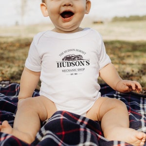 Hudson Hornet baby bodysuit disney gift disney cars shirt disney sweater disney world shirt doc hudson disney cars  disneyland shirt