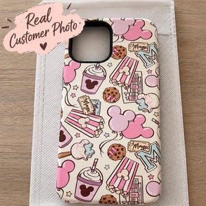 Disney Snacks Phone Case, Cartoon Phone Case, disney accessories, iPhone 16 pro case, iPhone 18 case, Mickey Mouse, MagSafe Tough phone case image 7