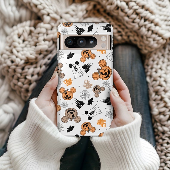 Mickey Pumpkin Mickey Ghost Halloween Phone Case, Disney Iphone Case, Disney Phone Case, Samsung Phone Case, Iphone 16 Plus, Magsafe Phone
