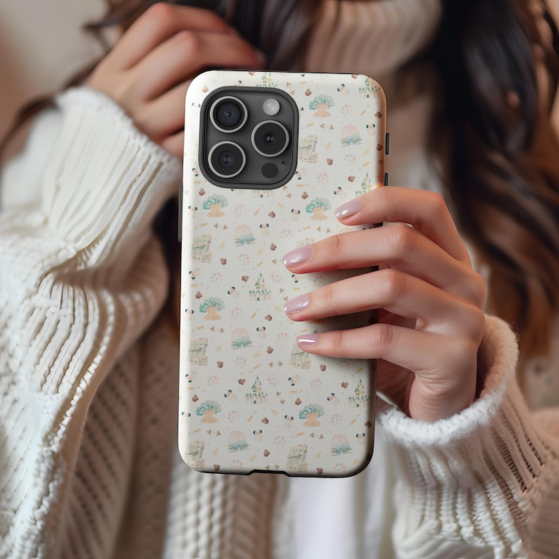 Magic Kingdom Disney Phone Case iPhone 17 Pro Max Samsung Galaxy S26 Case Aesthetic Castle Vacation Cute Pastel Fan Gift Hollywood Tower image 3