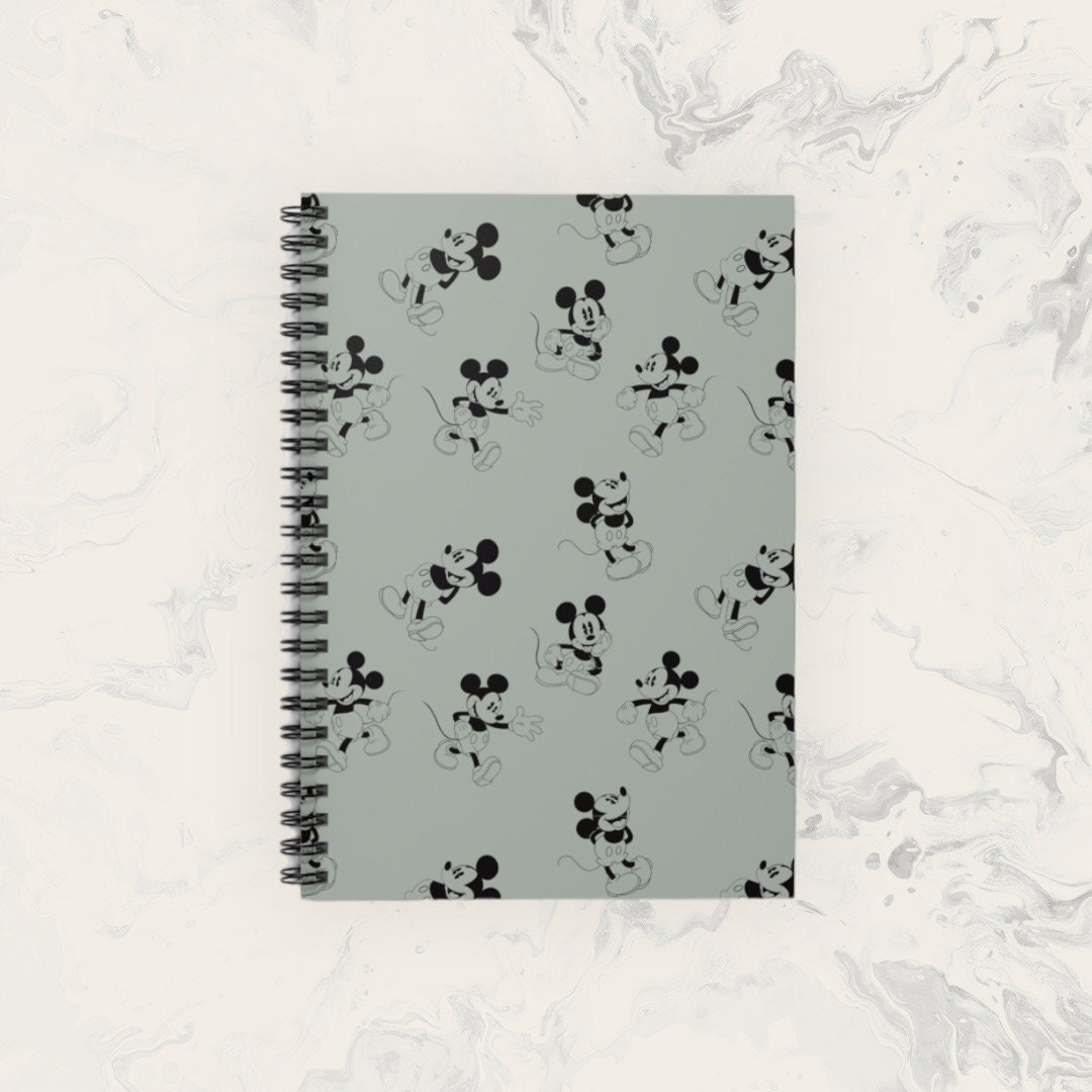 Sage Green Mickey Mouse Notebook Disney Autograph Book Disney - Etsy