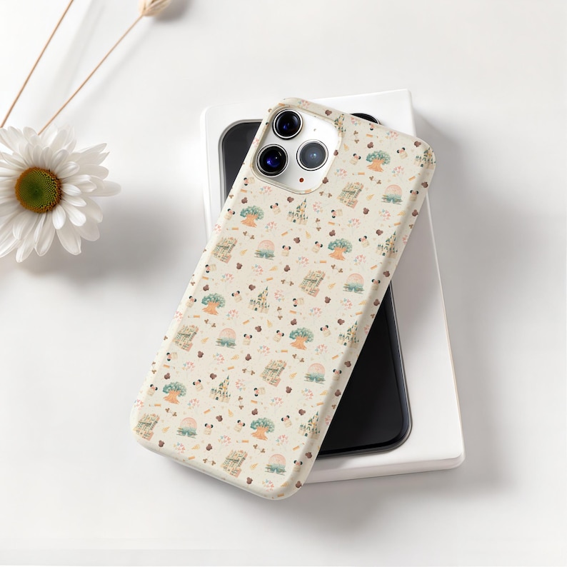 Magic Kingdom Disney Phone Case iPhone 17 Pro Max Samsung Galaxy S26 Case Aesthetic Castle Vacation Cute Pastel Fan Gift Hollywood Tower image 2