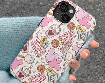 Disney Snacks Phone Case, Disney Iphone Case, Samsung Phone Case, Iphone 17 pro Case, Magsafe Phone Case, iphone 16 pro max case Disney