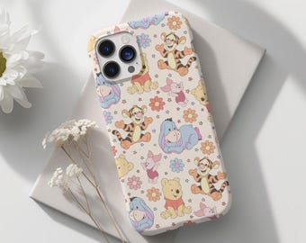 Winnie the Pooh Phone Case for iPhone 15 14 13 Pro Max 16
