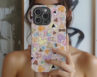 Disney Snacks Phone Case, Disney Iphone Case, Disney Phone Case, Samsung Phone Case, Iphone 15 Plus, Iphone 16 pro Case, Magsafe Phone Case