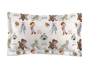 Toy Story Mikrofaserkissen Sham für Kinder, Bettwäsche für Kleinkinder, Disney Kinderzimmer Dekor, Geschenk für Kinder, Spaß Sleepover Zubehör