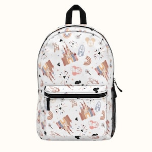 Sac à dos Mickey Mouse château Disney, cartable pour la rentrée des classes, sac Disney, sac à dos pour enfants, sac de voyage, reliure Disney, sac à dos Disney