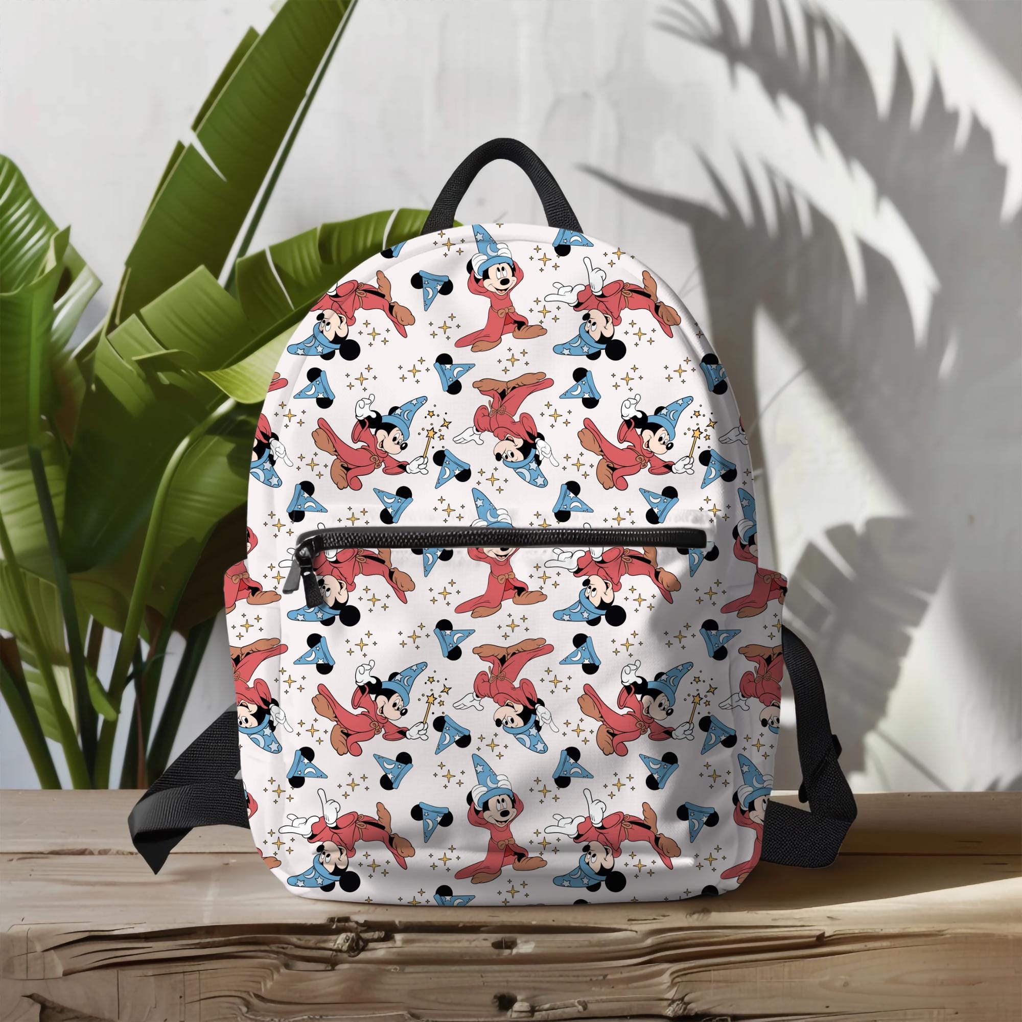 Sorcerer Mickey Mouse, Disney Backpack, Back to School Book Bag