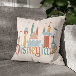Disneyland Castle Pillow Cover, Disney Home Decor, Couch Throw Pillow, Nursery  Decoration, Decorative Pillow Cover, Disney Pillow
