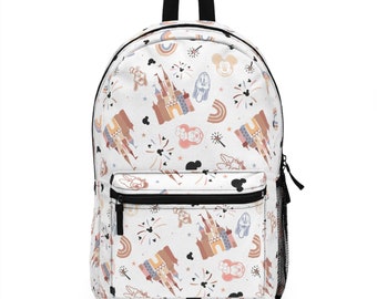 Zaino Topolino del Castello Disney, Borsa per libri di ritorno a scuola, Borsa Disney, Zaino per bambini, Borsa da viaggio, Disney Bound, Accessorio per viaggio Disney