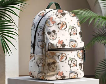 Mickey Minnie Disney Backpack, Back to School Book Bag, Disney Bag, Kids Backpack, Travel Bag, Disney Bound, Disney Trip Accessory