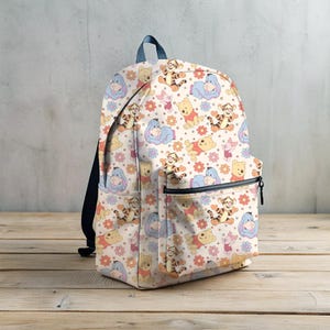 Sac à dos Disney Winnie l'ourson, cartable pour la rentrée des classes, sac Disney, sac à dos pour enfant, sac de voyage, reliure Disney, accessoire de voyage Disney