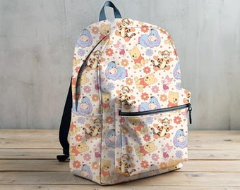 Winnie the Pooh Disney Backpack, Back to School Book Bag, Disney Bag, Kids Backpack, Travel Bag, Disney Bound, Disney Trip Accessory