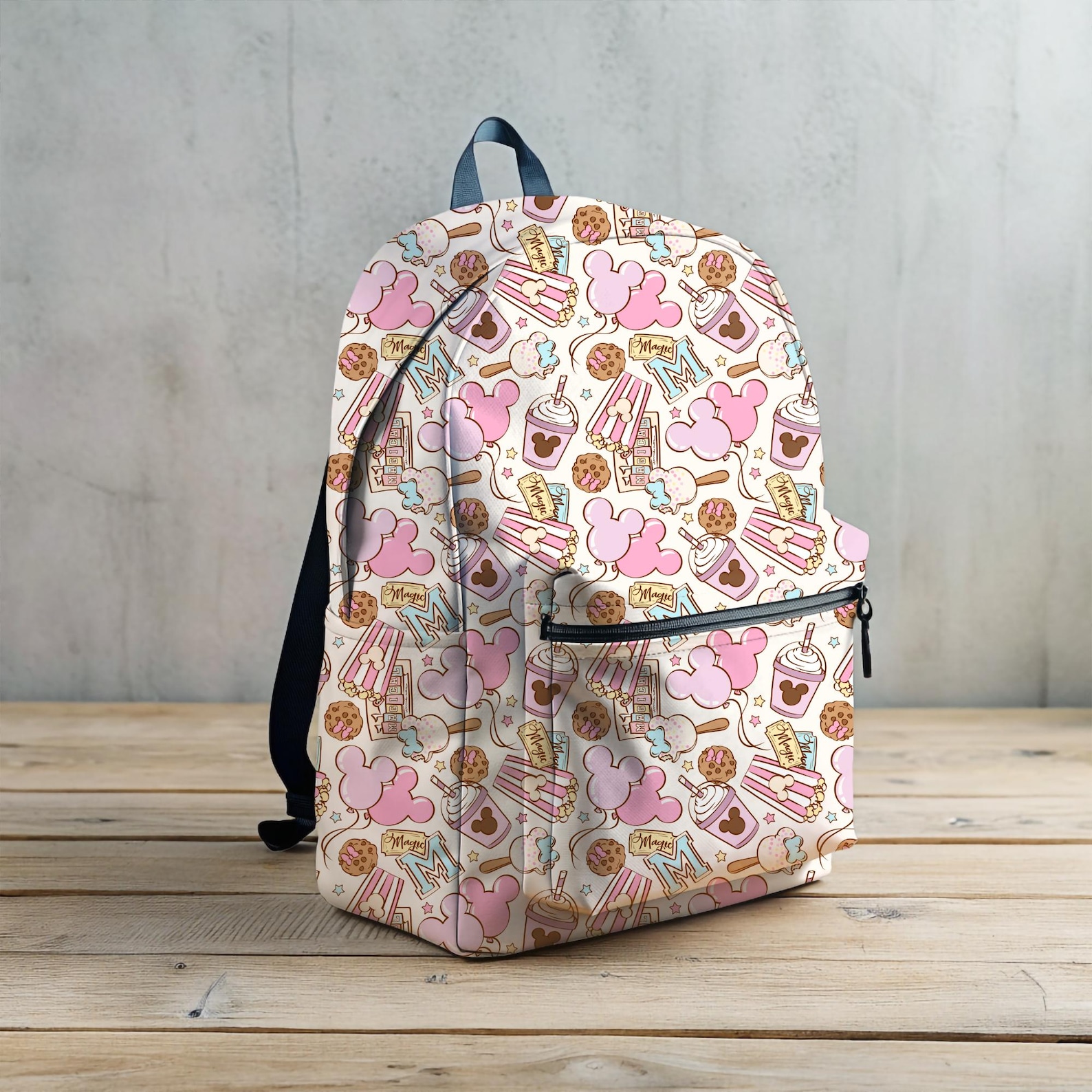 Disney Snacks Park Bag, Disney Backpack, Back to School Book Bag, Disney Bag, Kids Backpack, Travel Bag, Disney Gift, Toddler Backpack