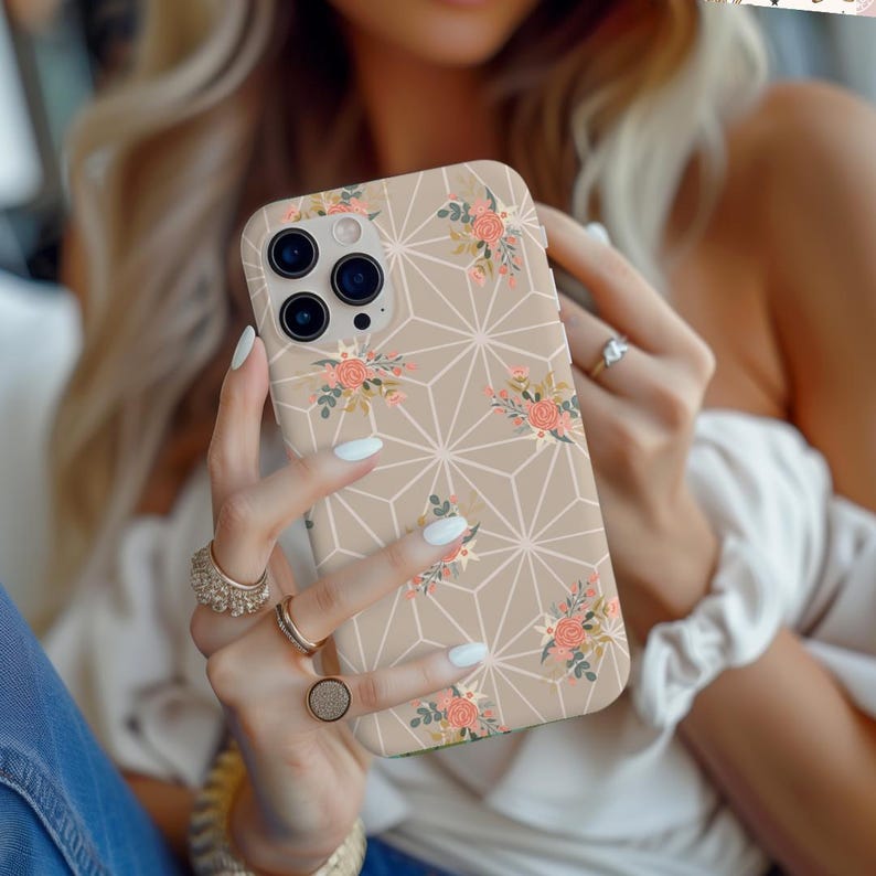 EPCOT Floral Phone Case, Disney iPhone Case, Disney Phone Case, Samsung Phone Case, iPhone 15 Plus, iPhone 15 pro Case, Magsafe Phone Case image 1