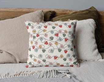 Disney Christmas Pillow Cover Disney Home Decor Throw Pillow Decorative Pillow Cover Disney Pillow Mickey Christmas Decor