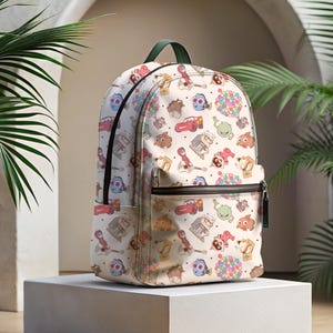 Pixar Disney Backpack, Finding Nemo Cars, Back to School Book Bag, Disney Bag, Kid Backpack, Travel Bag, Disney Bound, Disney Trip Accessory