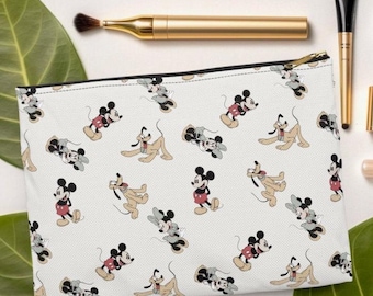 Mickey Mouse Accessory Pouch, Disney Travel Cosmetic Bag