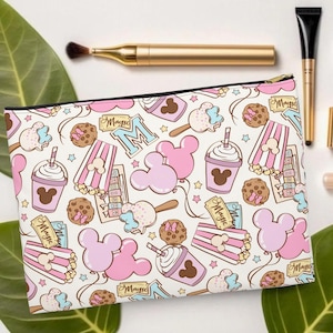 Disney World Accessory Pouch , Small Makeup Bag Personalized Makeup Brush Bag, Custom Makeup Bag, Monogram Toiletry Bag, Pencil Case Pouch