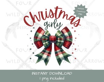 Christmas Girly Png, Coquette Christmas Bow png, Girly Christmas, Retro Christmas Sublimation png, Trendy Christmas Aesthetic png