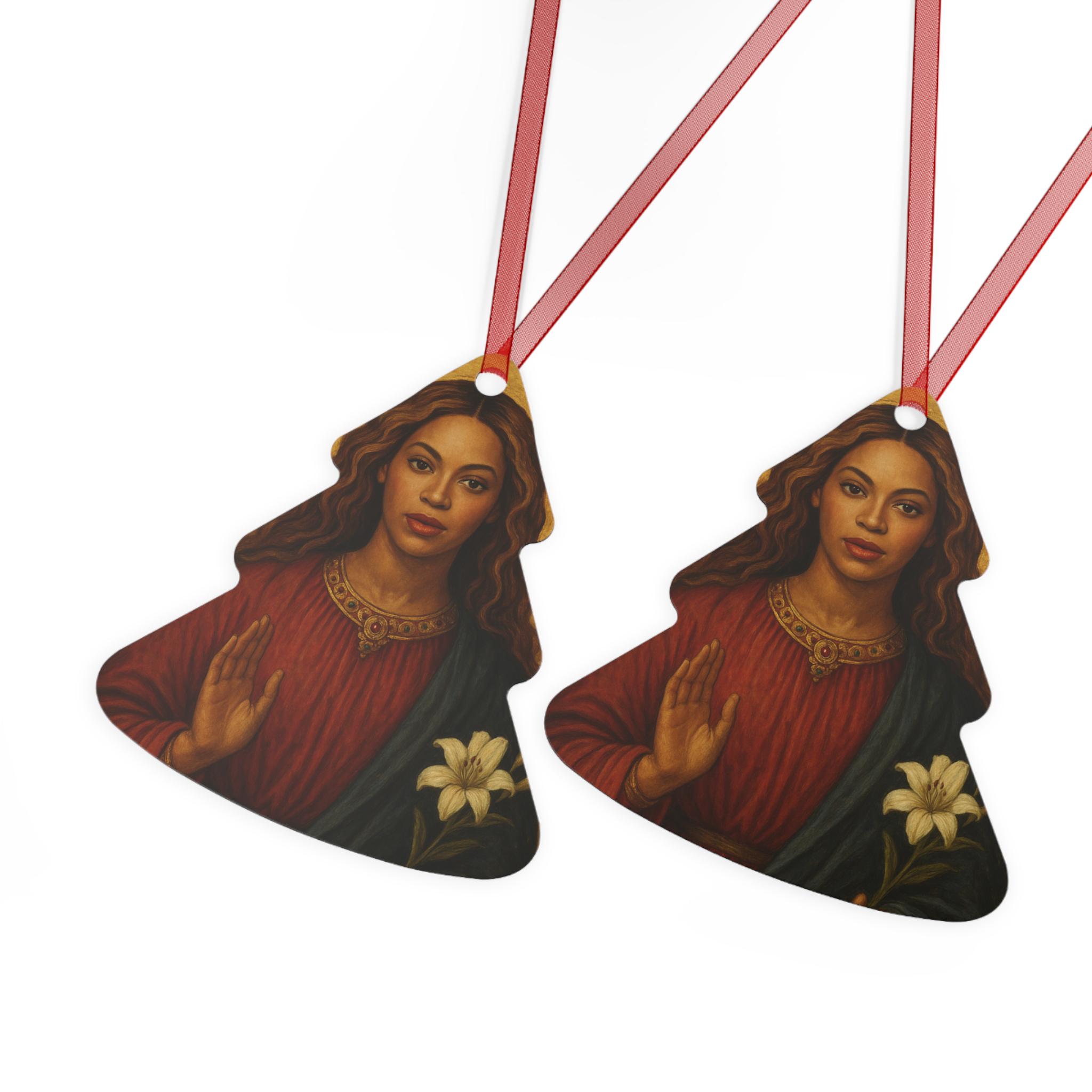 Saint Beyonce Icon Ornament | Metal Ornament - Etsy