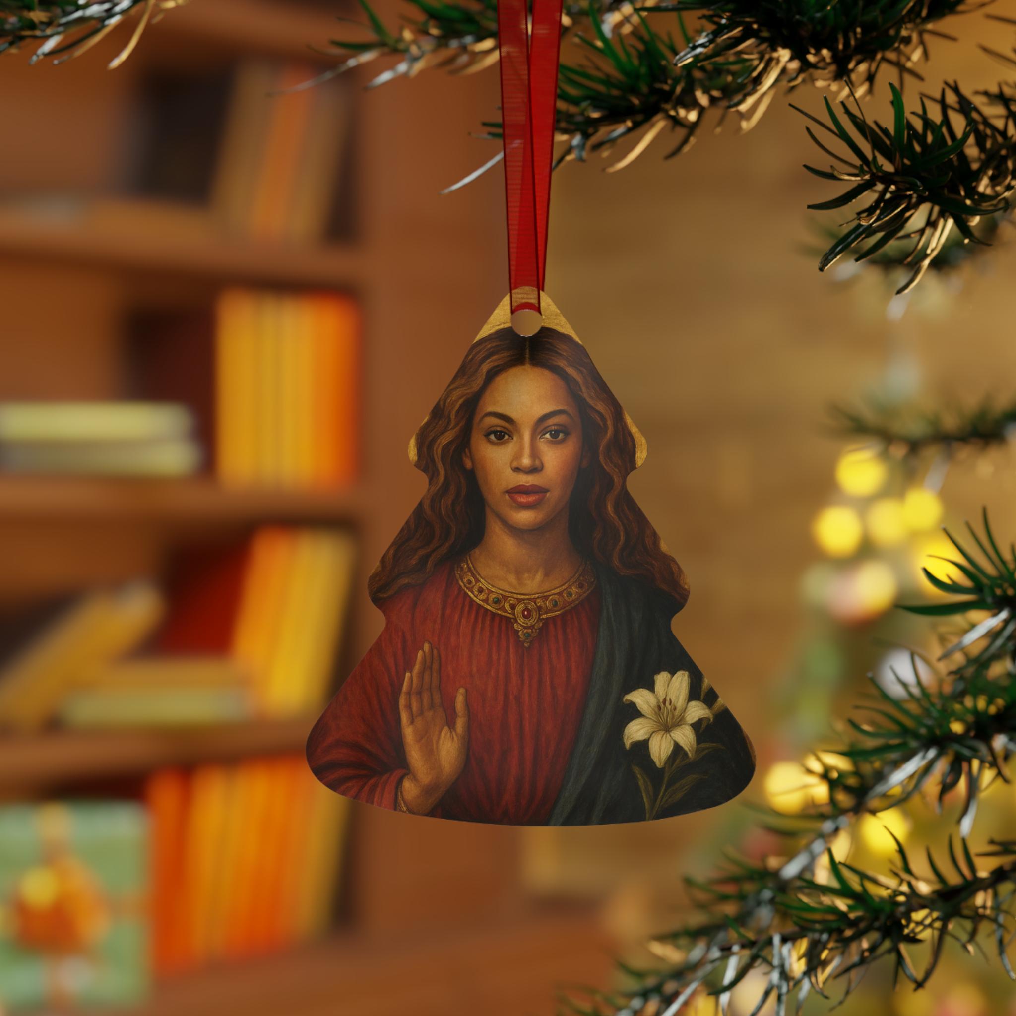 Saint Beyonce Icon Ornament | Metal Ornament - Etsy