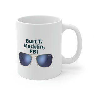 Burt Macklin Parks and Rec Ceramic Mug 11oz
