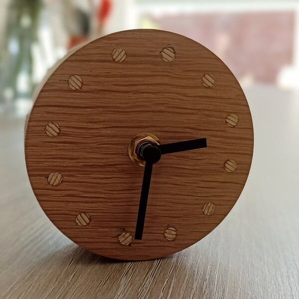 Oak Wall Clock Etsy UK