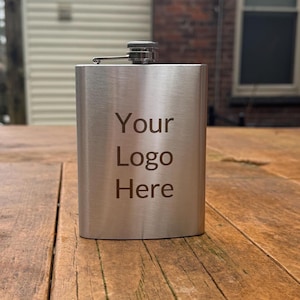 Frasco grabado a láser personalizado: diseño personalizado a su elección