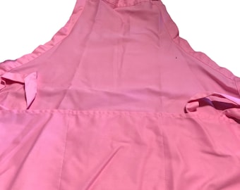 Delantal DALIX para restaurante comercial, hogar, babero hilado de polialgodón, delantales de cocina (3 bolsillos)