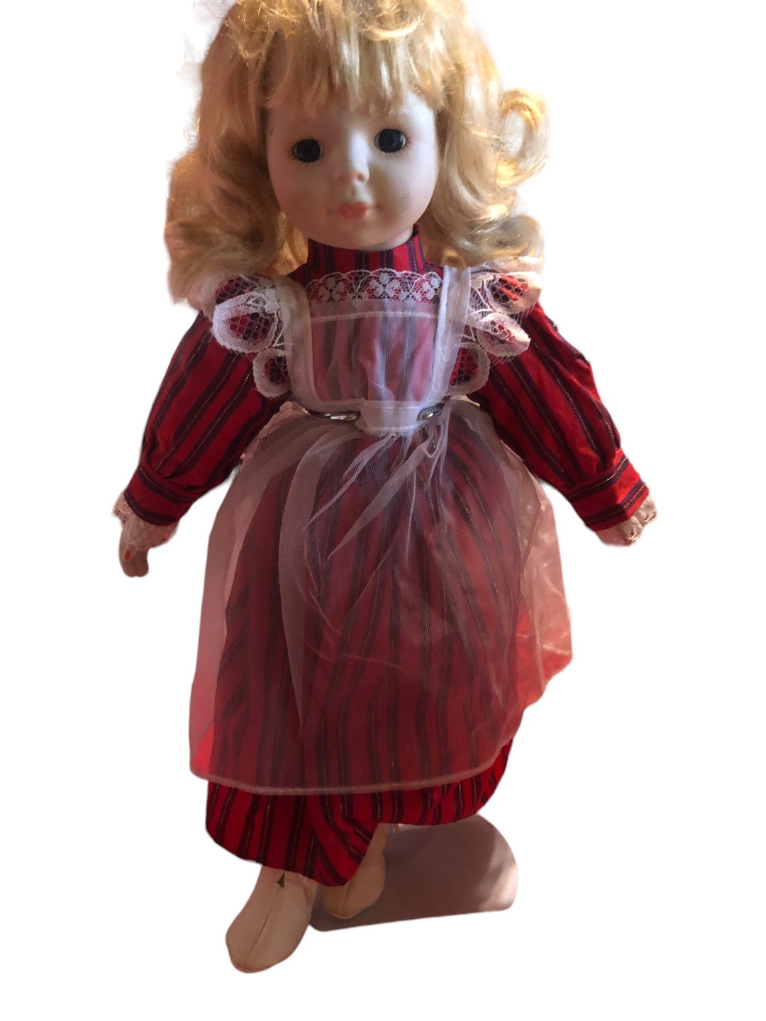 BABINE - Doll Blonde Hair Abstract Dress - Mint main image 0
