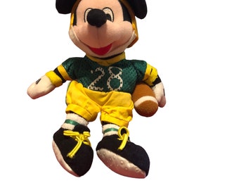 Football Mickey Mini Bean Bag Plush Disney Store