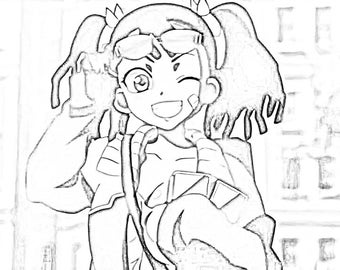 Miyuki Ayukawa- Basquash Coloring page