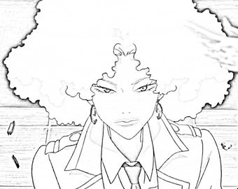 Atsuko Jackson- Michiko to Hatchin coloring page