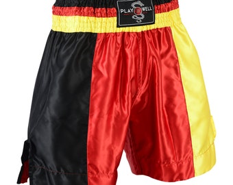 Boxing Pro Team Germany Flag Fight Shorts Kick Boxing Trunks MMA Training German