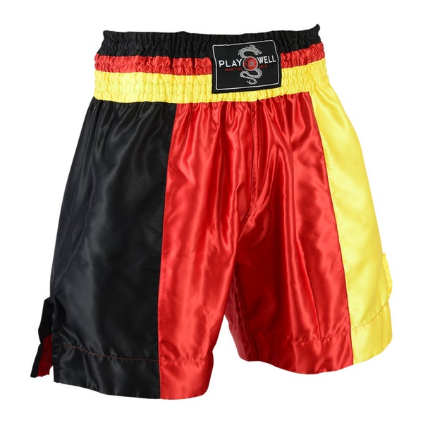 Boxing Pro Team Germany Flag Fight Shorts Kick Boxing Trunks MMA Training German
