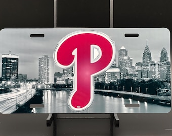 Phillies Skyline License Plate